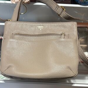 Fossil Women's Beige Crossbody Bag